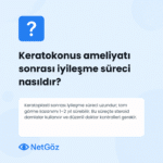 Ameliyat sonrası süreç hakkında Türkçe görsel