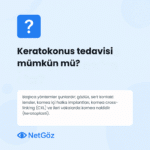 Keratokonusun tedavi edilebilirliğini sorgulayan görsel