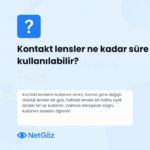 Bir çift lensin toplam kullanım ömrü üzerine görsel anlatım