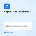 Yaşlı bireylerde lens kullanımıyla ilgili bilgi veren görsel